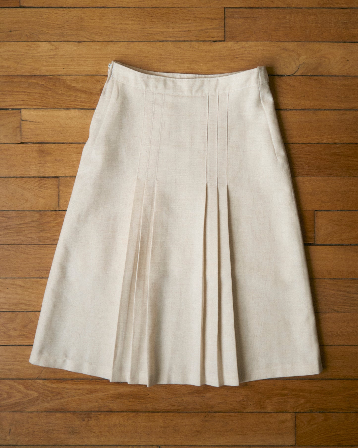Long Pleated Skirt