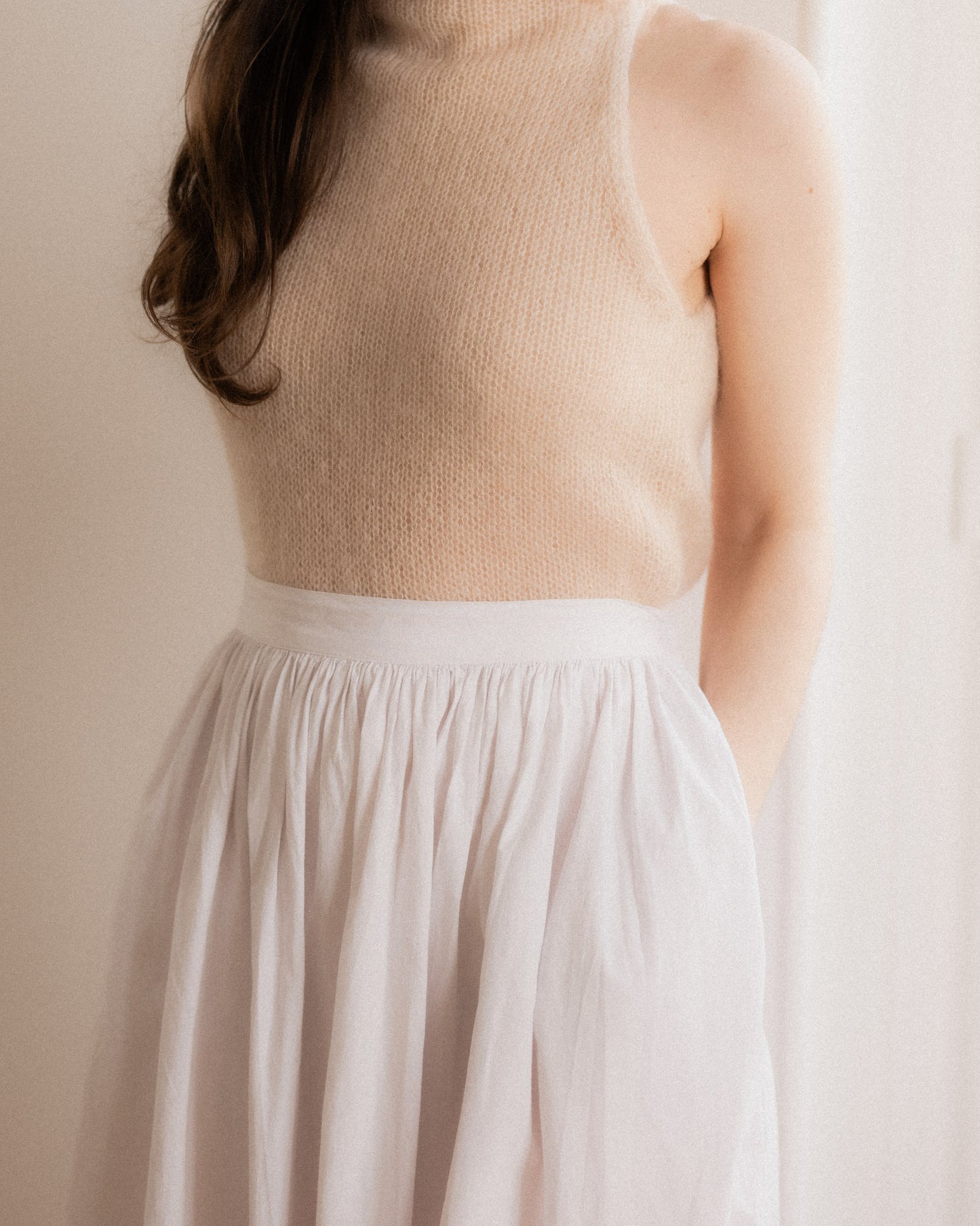 Lace Cotton Skirt