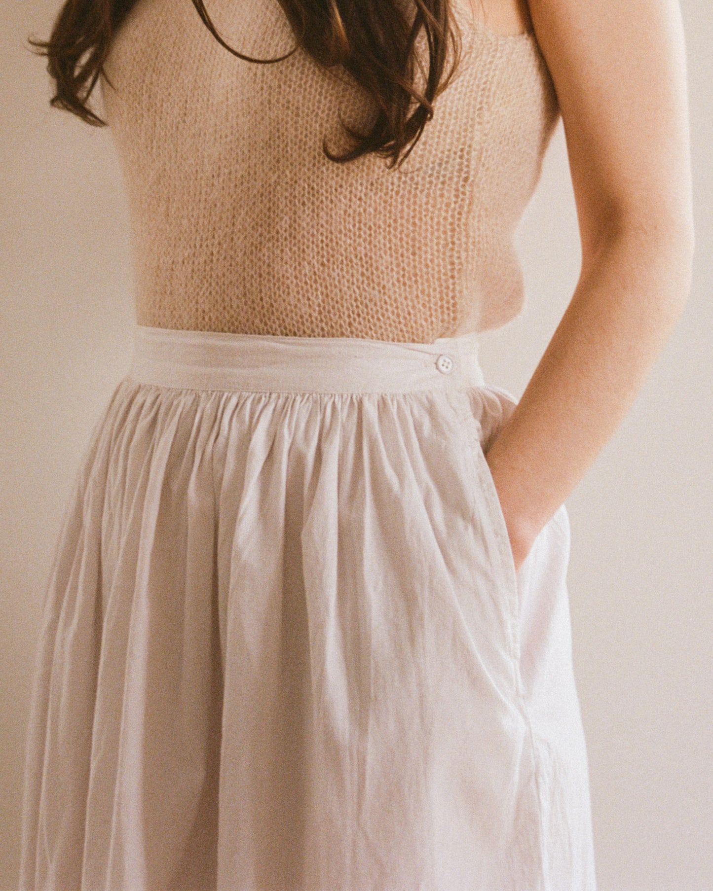 Lace Cotton Skirt